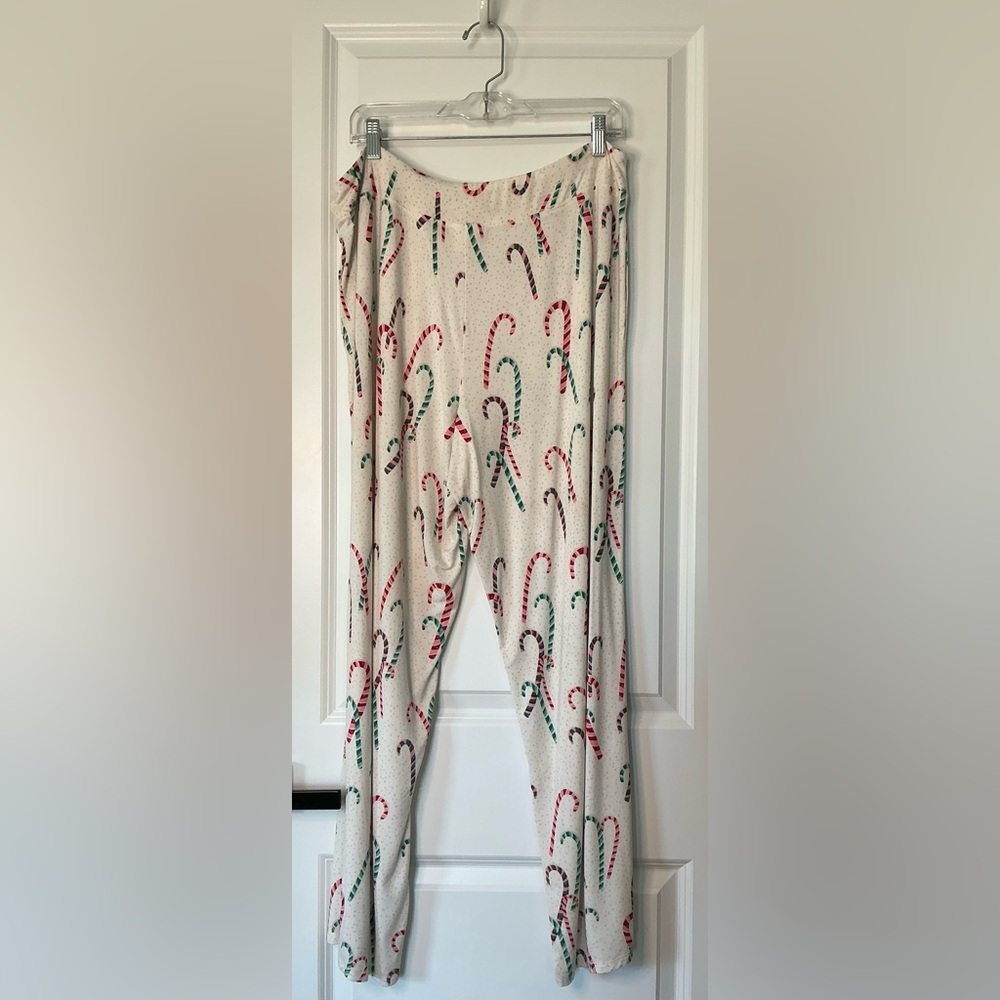 Soma Women’s Cool Nights Candy Cane Pajama Pants Size XL